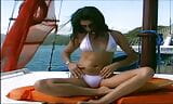 Vacationing Beauty Fulfills Her Fantasy Of Fucking Two Dudes On A Sailboat snapshot 1