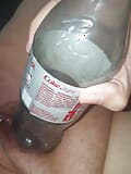 BBW Fucking my pussy with a Bottle snapshot 1