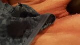 Panties stuffed in my pussy to soak them snapshot 6