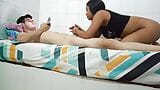Brünette Teen-Ehefrau mit großen schlaffen Titten aus New York City, USA, wird von einem großen Schwanz gefickt - Full HD snapshot 3