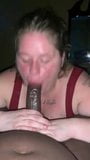 White BBW sloppy toppy on BBC snapshot 4