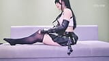 Tifa Lockhart speelt met een neukmachine en spuit snapshot 1