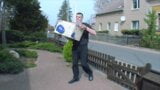 A slim German teen with an amazing looking body gets srewed delivery boy snapshot 1