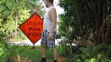 Hairyartist in utility worker shares with you snapshot 1