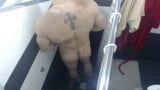 Russian muscle hunk jerk off & cum snapshot 15