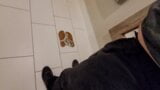 Quick bathroom strip while at work. snapshot 1