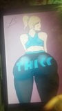 Cum Tribute - Samus Aran (Metroid) (Wii Fit Trainer Cosplay) snapshot 6