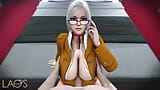 Sweet Grey Haired Nerdy Gurl Vanilla Boner Boobfuck 2 snapshot 17