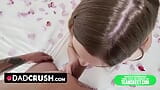 Падчерица Адрианна Jade получает урок секса от отчима и bestie в День Святого Валентина - DadCrush snapshot 12