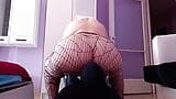 Worship a SSBBW cobweb tights ass snapshot 12