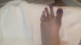 Feet on a White Sheet snapshot 4