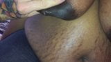 Milking Huge Massive Ebony Boobs (Big Areola) snapshot 9