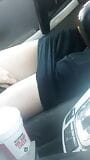 Parking lot masturbation with vodka bottle snapshot 7