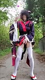 Yamashiro Japanse cosplay openbare masturbatie snapshot 3