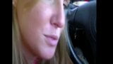 Blowjob waehrend der Autofahrt - german MILF sucks huge dick snapshot 13