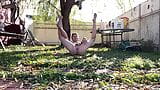 ME BEING NAUGHTY IN THE BACK YARD snapshot 11