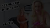 Try on haul, try not to cum. Part 2 snapshot 1