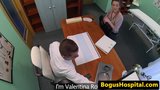 Cocksucking sales rep pussyfucked by doctor snapshot 1