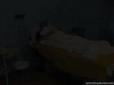 Cute Daddy with young buy in hospital bed snapshot 1