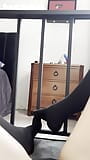 Caged Slave Girl in knee High Socks Rubs Feet Against Bars snapshot 20