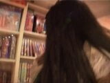 Fun in the adult book store for a mature, big titted brunette and her black stud snapshot 1