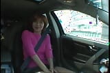 Super hot Japanese teen got horny in car snapshot 2