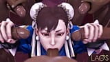 Chun-Li Serving All The Dark Boners snapshot 9