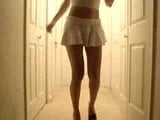 Camming Pioneer In Short Skirt snapshot 1