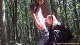 Italian Couple Fuck In The Woods snapshot 4