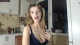 Russian girl strips in her kitchen snapshot 2
