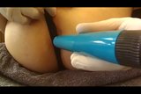 Fuck myself with a Vibrator and play with the Anal-Balls snapshot 2