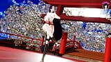 Yorimitsu - сексуальный танец девушки с большими сиськами почти полностью обнаженной snapshot 6