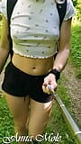 Outdoor erotica on a walk in the woods snapshot 1