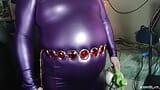Raven Belted Purple Dress INflation snapshot 14