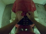 Svenja beeing fucked in red shiny moncler Part 2 snapshot 4