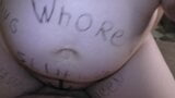 Pregnant Bbw Cheating Milf Milky Mari Covered In Dirty Body Writings Dominates Her Cuckold Hubby Until Creampie! snapshot 6