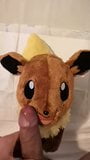 Giving my BaB Eevee plush another facial snapshot 2