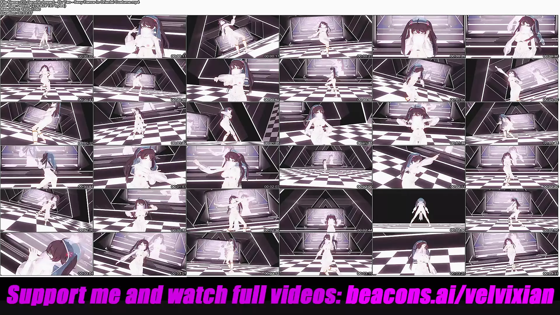 genshin-impact-hu-tao-danse-sexy-en-costume-oriental-3d-hentai