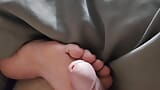 Evening foot tease with Milf teasing cock snapshot 4