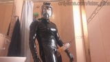 Gas Masked Latex Doll Trying Masturbator snapshot 5