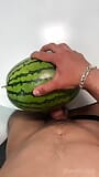 Fucking Watermelon Like It Is Your Pussy snapshot 13