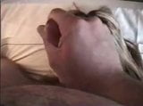 She licks his balls and he unloads on her face snapshot 1