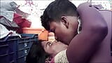 Indian wife and husband romantic kissing snapshot 6