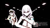 mmd r18 Rias and Enterprise big tis erotic love BDSM play 3d hentai AI bot snapshot 8