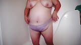 Purple Sold Thong Piss snapshot 4