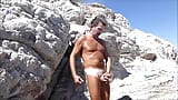 Cabo 2018 Speedo Bulge Beach Jerkoff and Cum snapshot 11