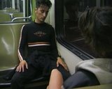 Sexy Slut Subway Sex snapshot 2