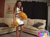 Sexy cheerleader, servizio fotografico in mutandine snapshot 6