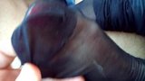 Nylon footjob snapshot 2