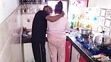 Hot and Sexy Stepsister Kajal And Promila Hardcore Fucking with stepbrother in Kitchen snapshot 1